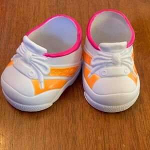 Cabbage Patch Kids Colorful Doll Sneakers with Pink and Orange Accents